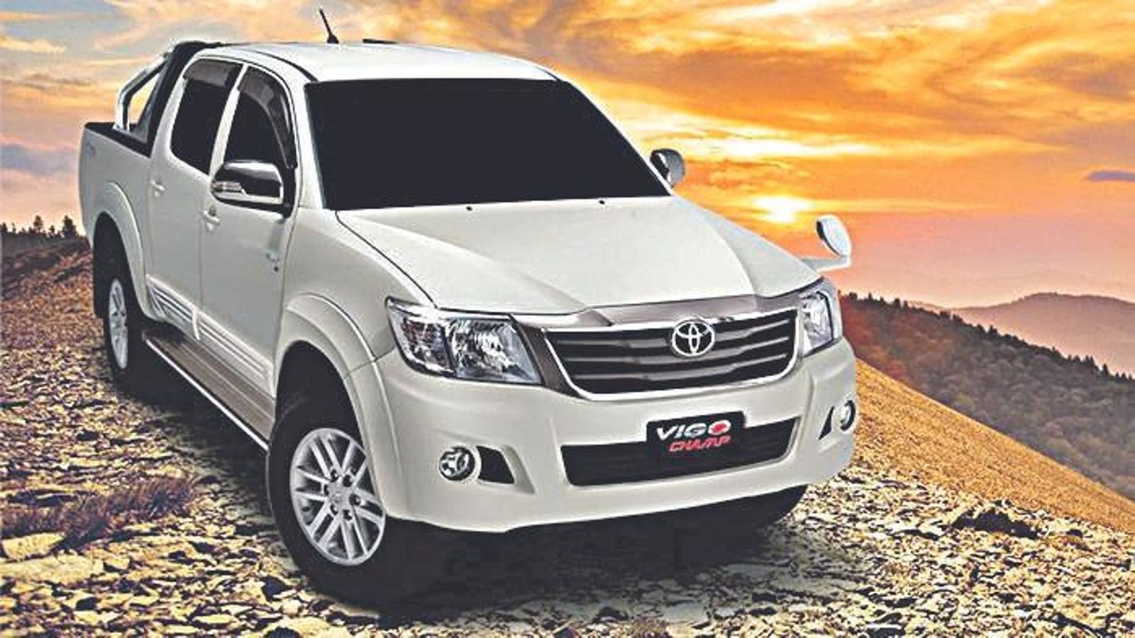 El Toyota Vigo, un todoterreno con la parte trasera abierto, para el mercado asiático.