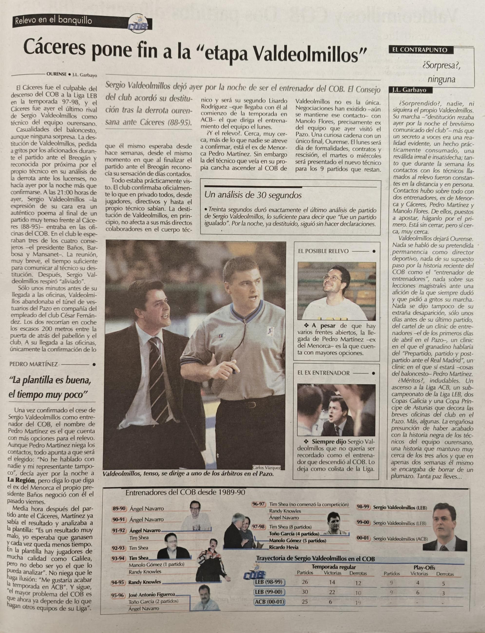 Noticias escaneadas de La Región del 2001.