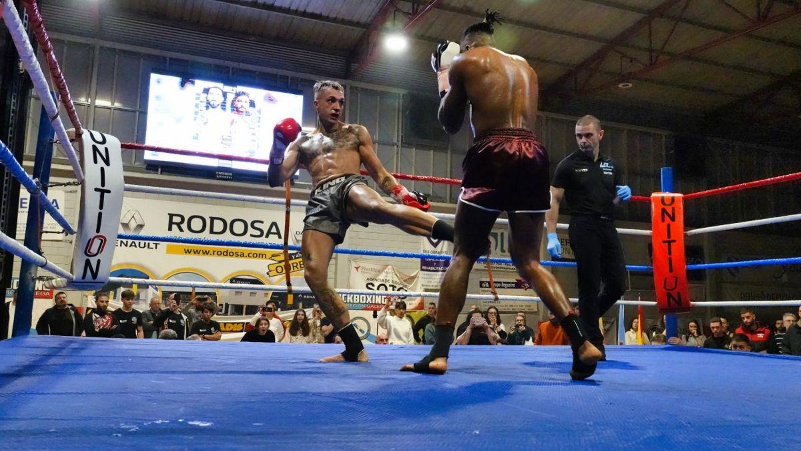 El vigués lo intentó todo, pero no pudo derrotar al deportista luso.