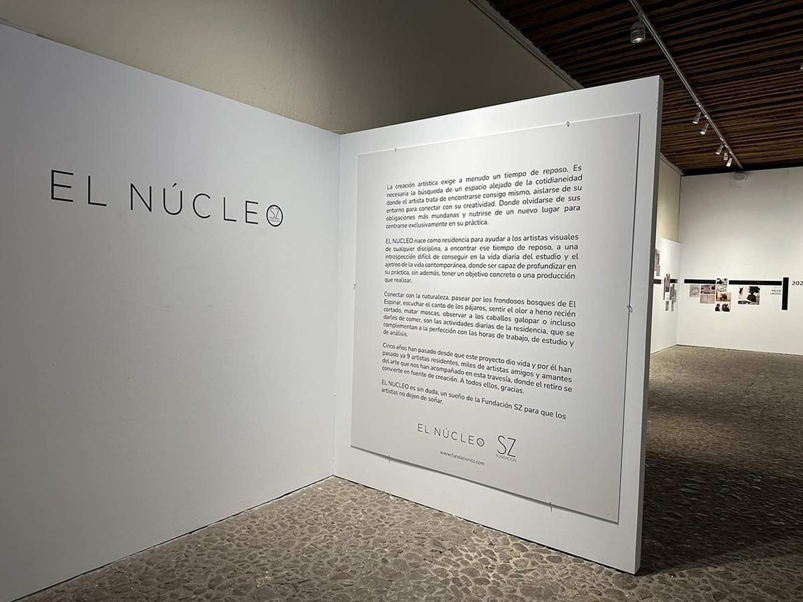 Una de las últimas exposiciones organizadas por la Fundación SZ.