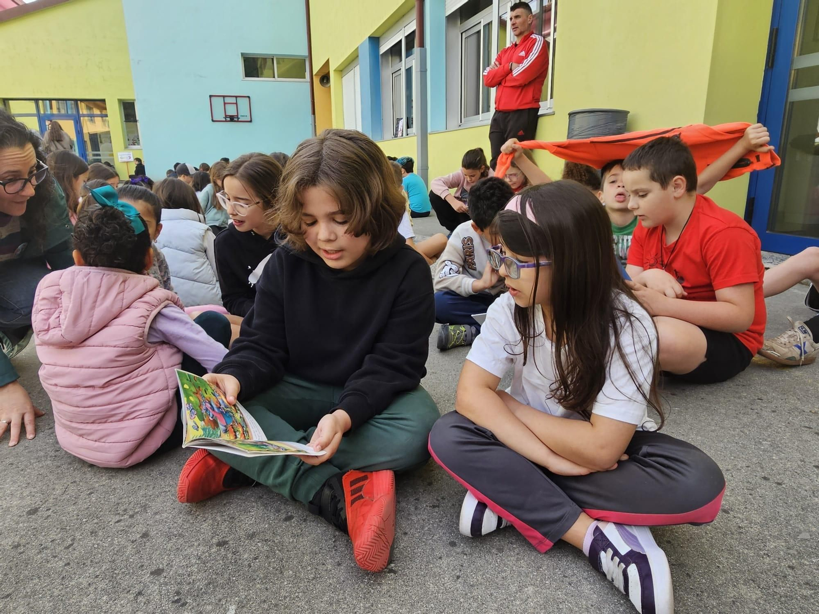 O Día do Libro no colexio Curros Enríquez de Celanova