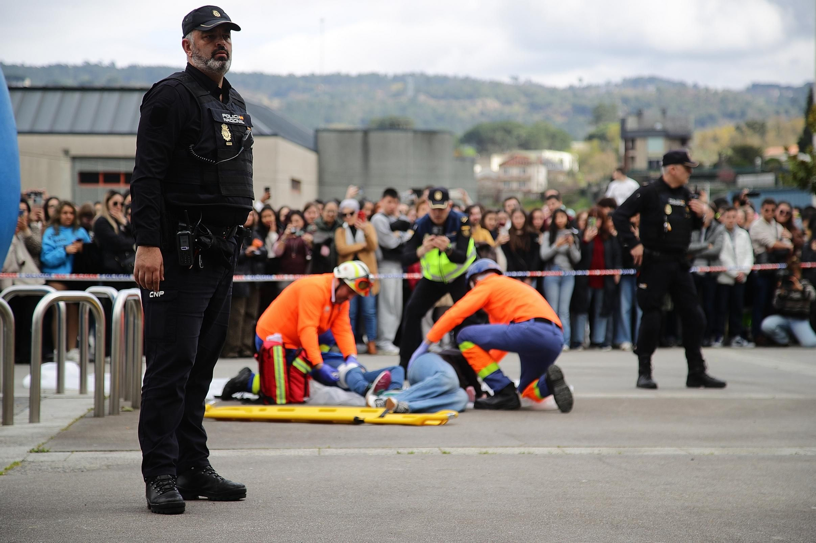 Galería | Previsel transforma Expourense en un parque de prevención y seguridad