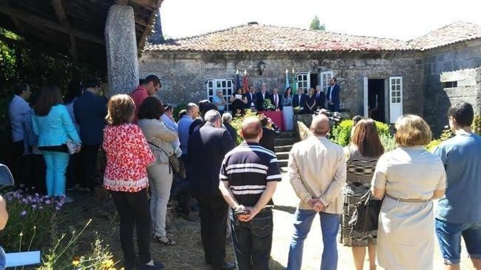 Acto de entrega do premio, na pasada edición.