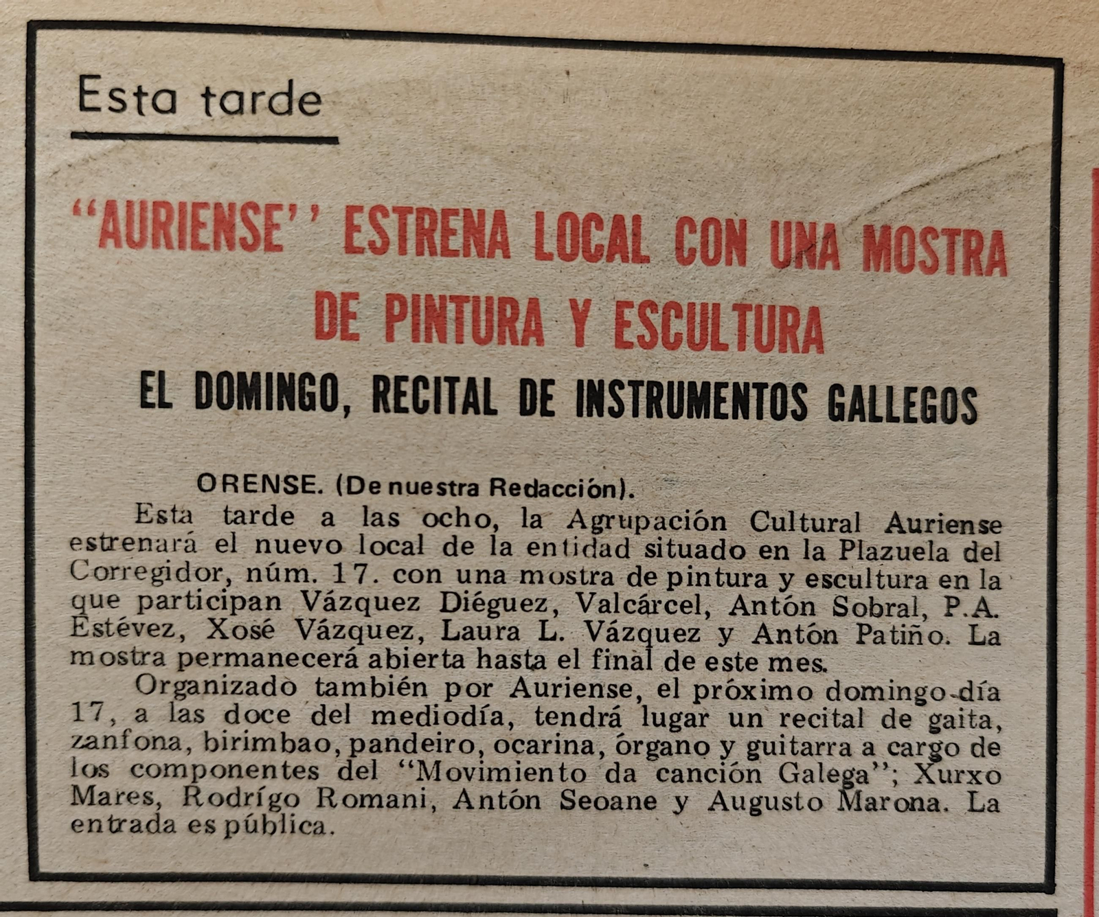 La Región del 24 de noviembre de 1975