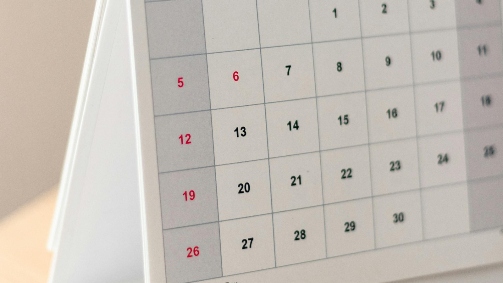 Calendario.