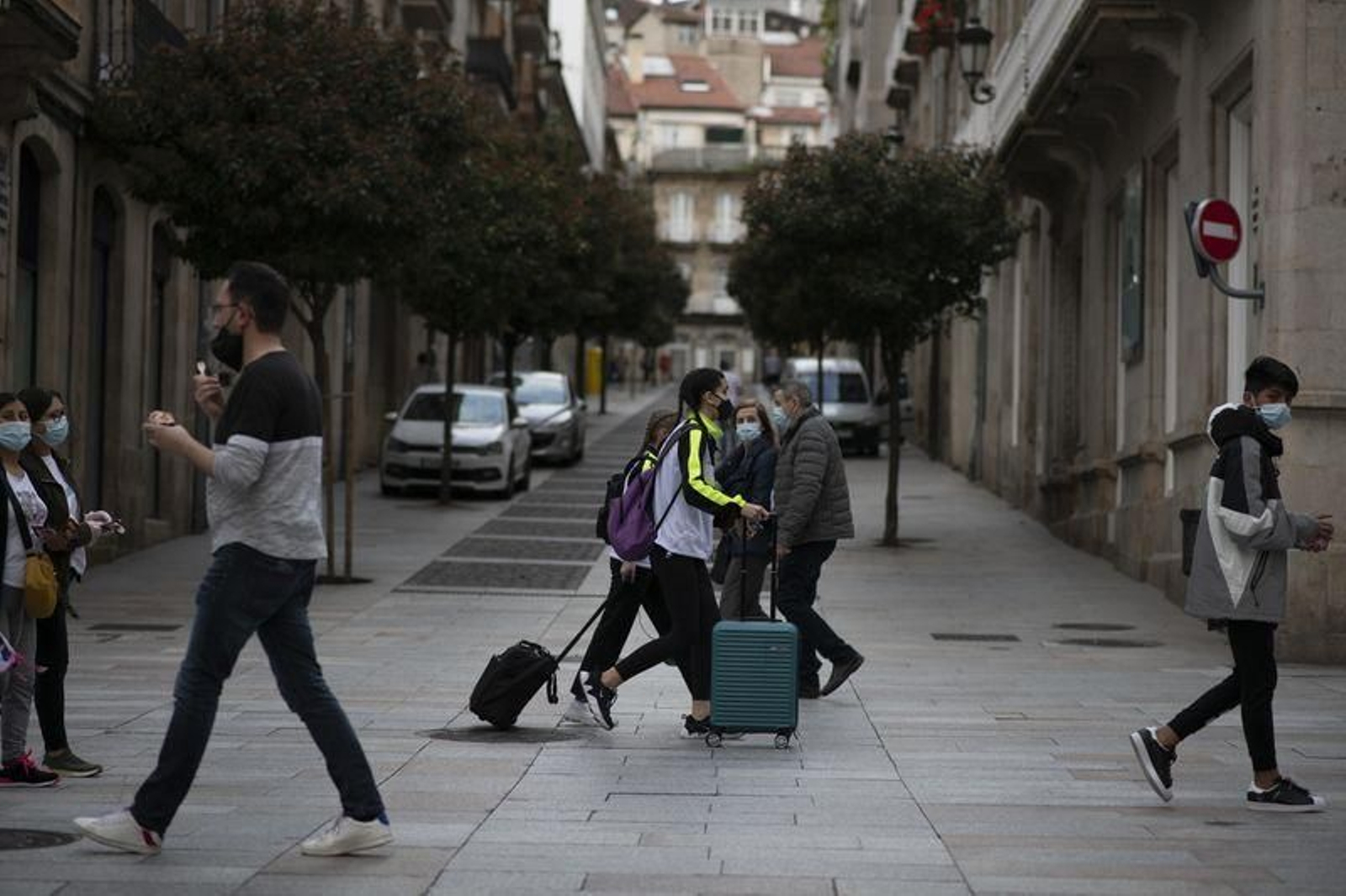 Ambiente en Ourense. (Foto: Xesús Fariñas)