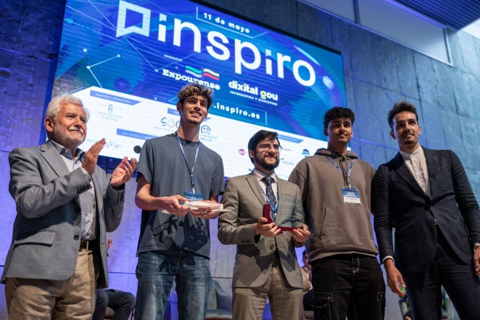 Los ganadores del concurso en Inspiro.