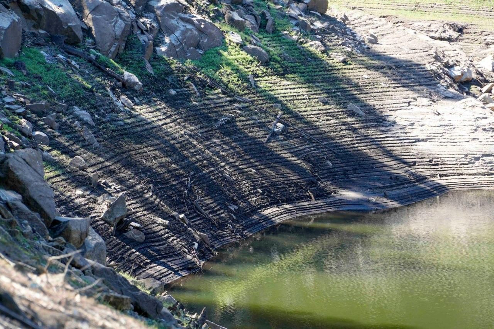 Embalse de Baíña, en Baiona.