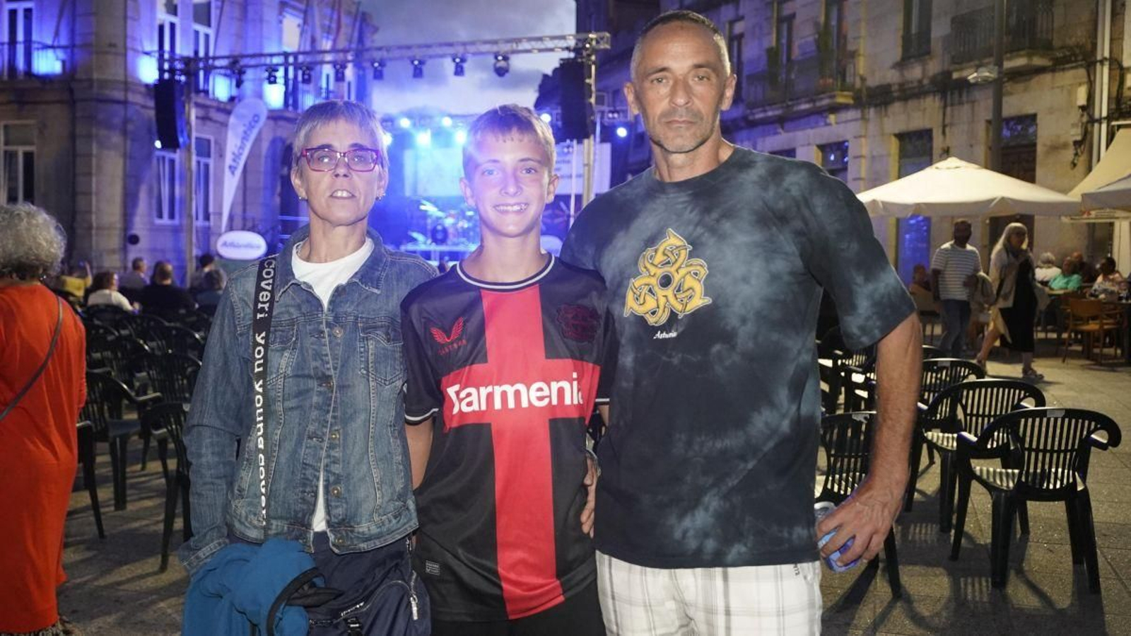 Juan, con Anxo y Mónica, ya había visto una vez a Vargas.