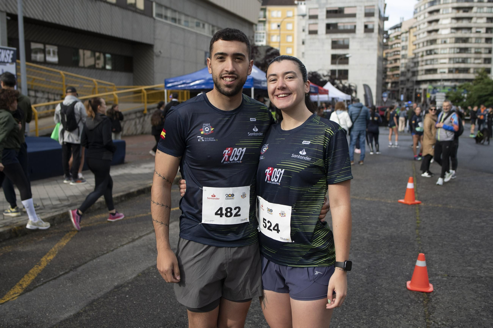 Galería |  Ourense se llena de solidaridad y corredores para la III Carrera Ruta 091 de la Policía Nacional