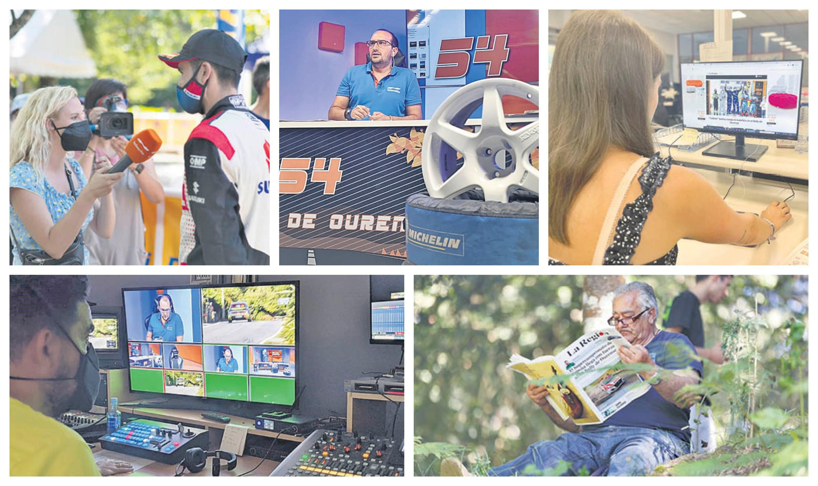 Telemiño y La Región, tanto en la versión impresa en papel como desde la página web, fueron referentes indiscutibles durante los dos días de competición.