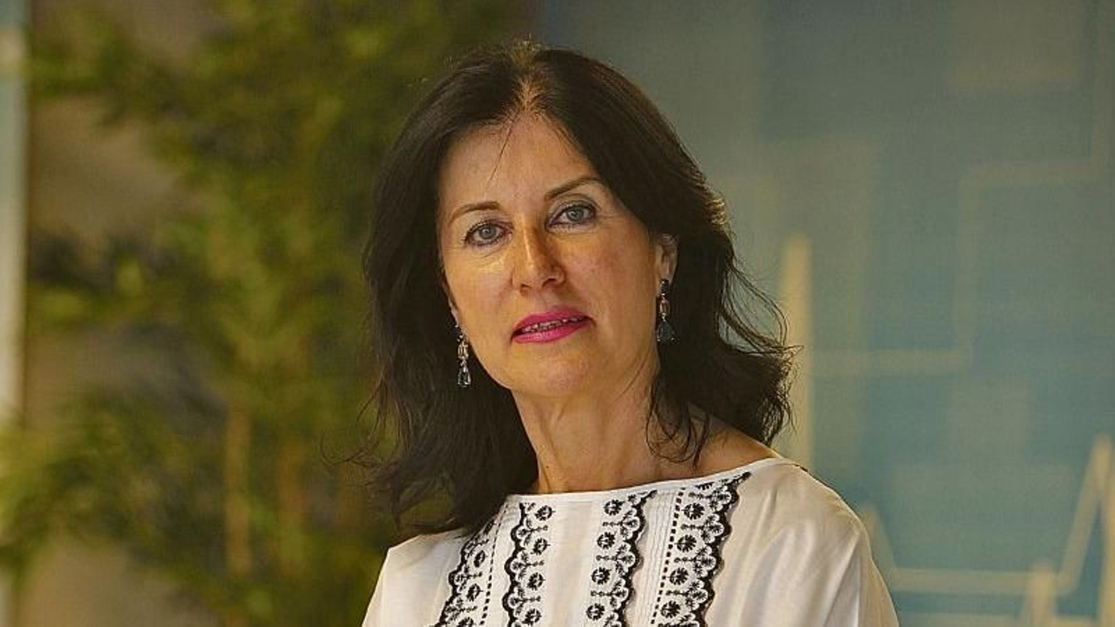 María José Menor, en el Colegio de Enfermería de Ourense.