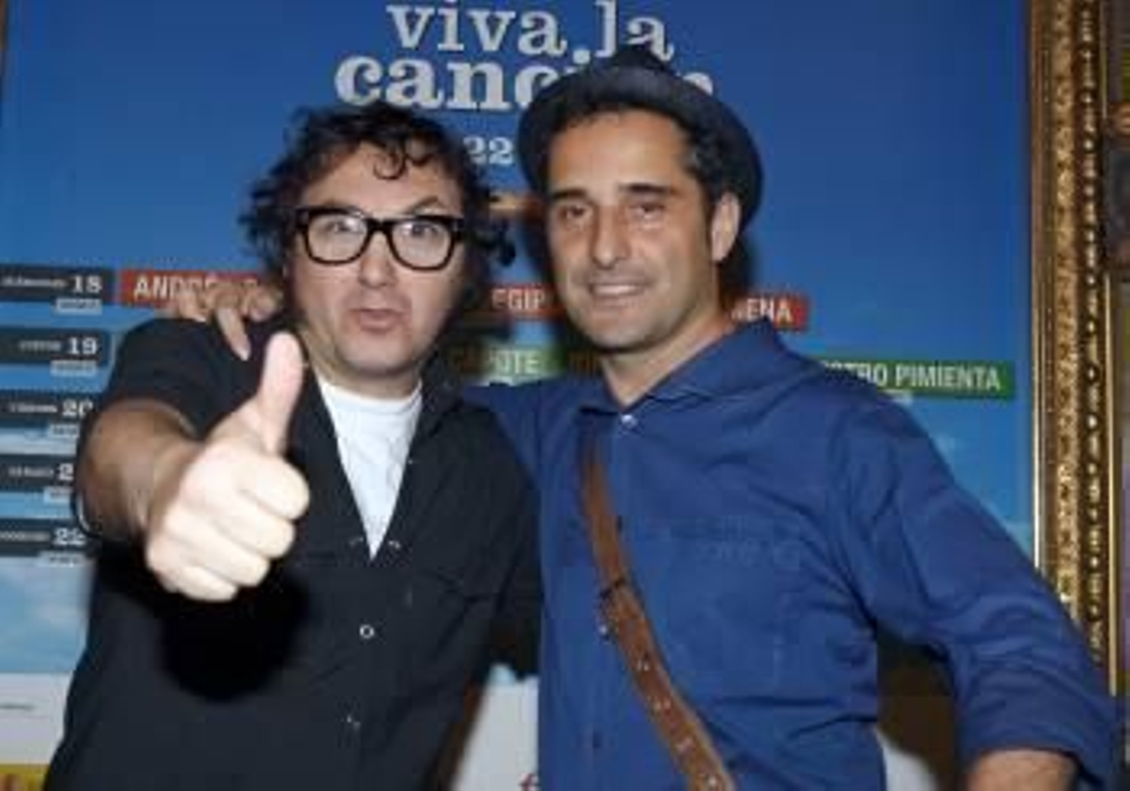 Max Capote (izda) y Jorge Drexler, dos de los artistas latinoamericanos que participarán en el Festival Viva la Canción.