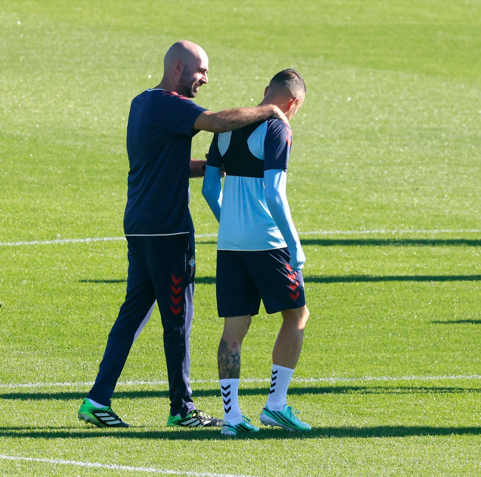 Galería | El Celta se prepara para una gran noche europea ante la Juventus