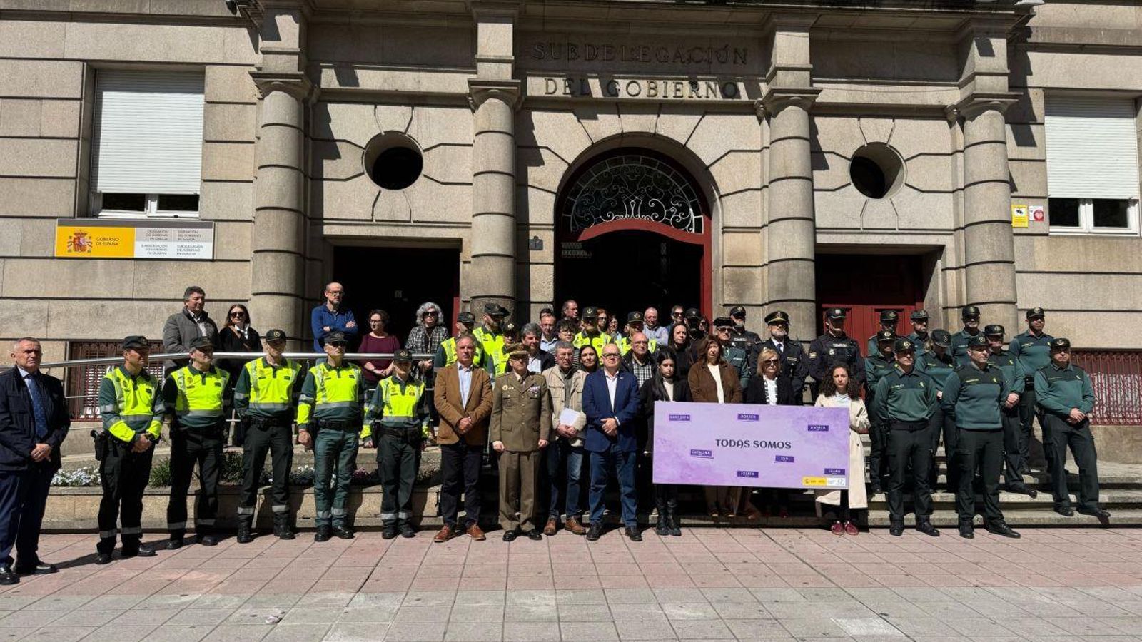 Concentración ante la Subdelegación del Gobierno.