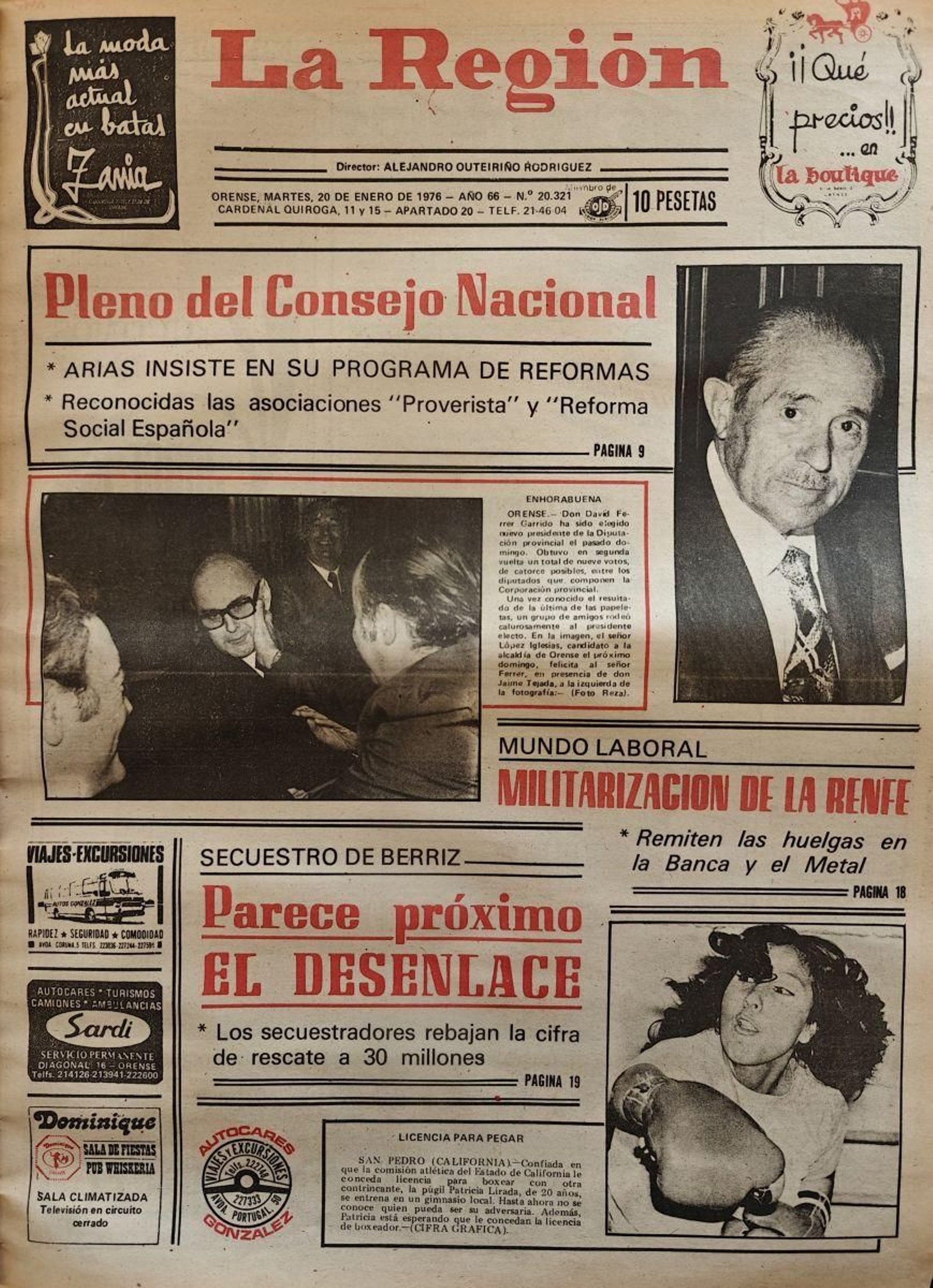 La portada.