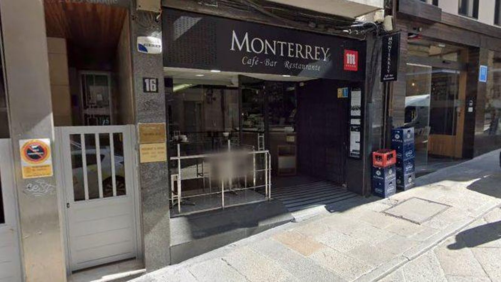 La terraza del restaurante afectado