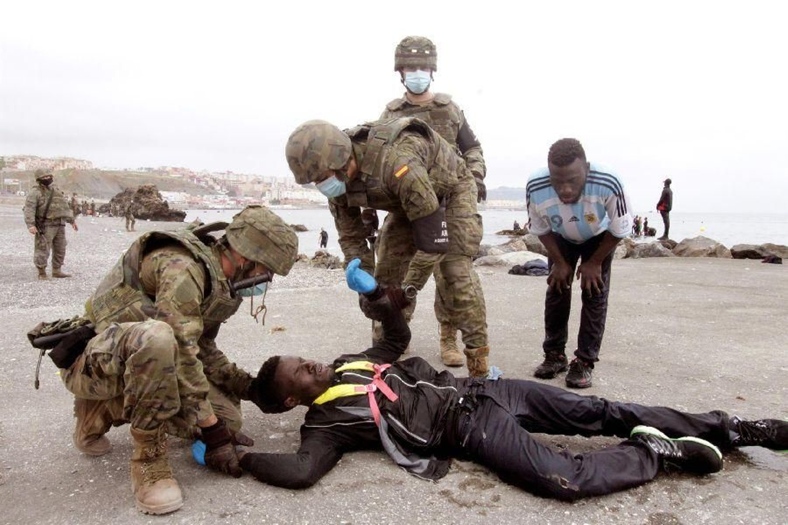 Invasión de inmigrantes en Ceuta 12