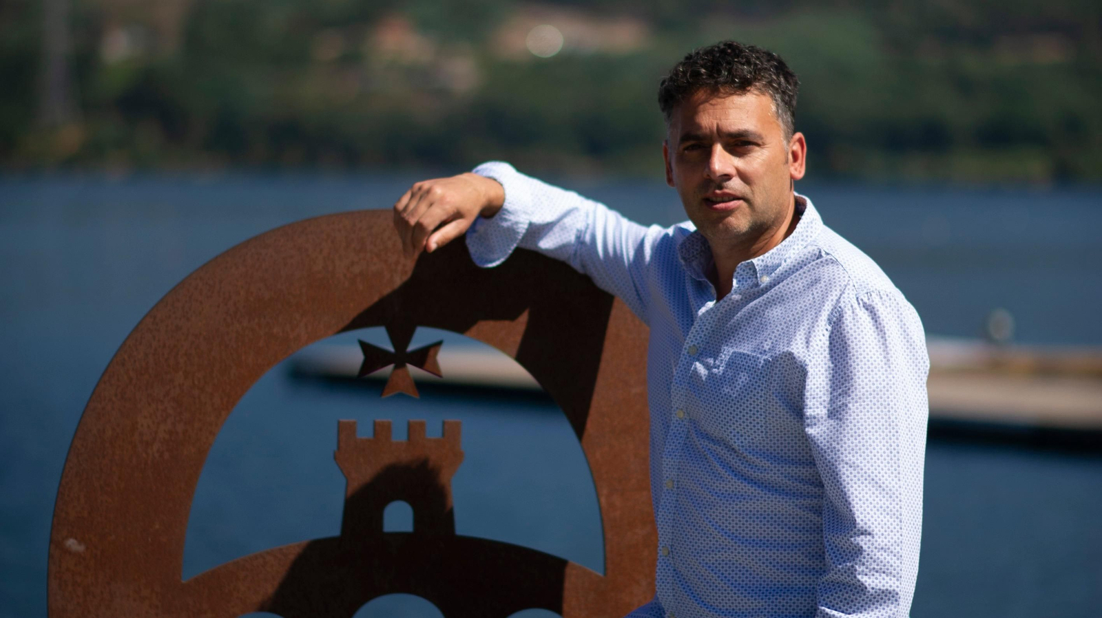 Avelino Pazos Pérez, ayer en Castrelo de Miño.// Martiño Pinal