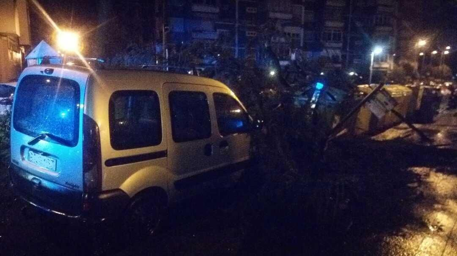 La borrasca Gaetan entra con fuerza en Vigo