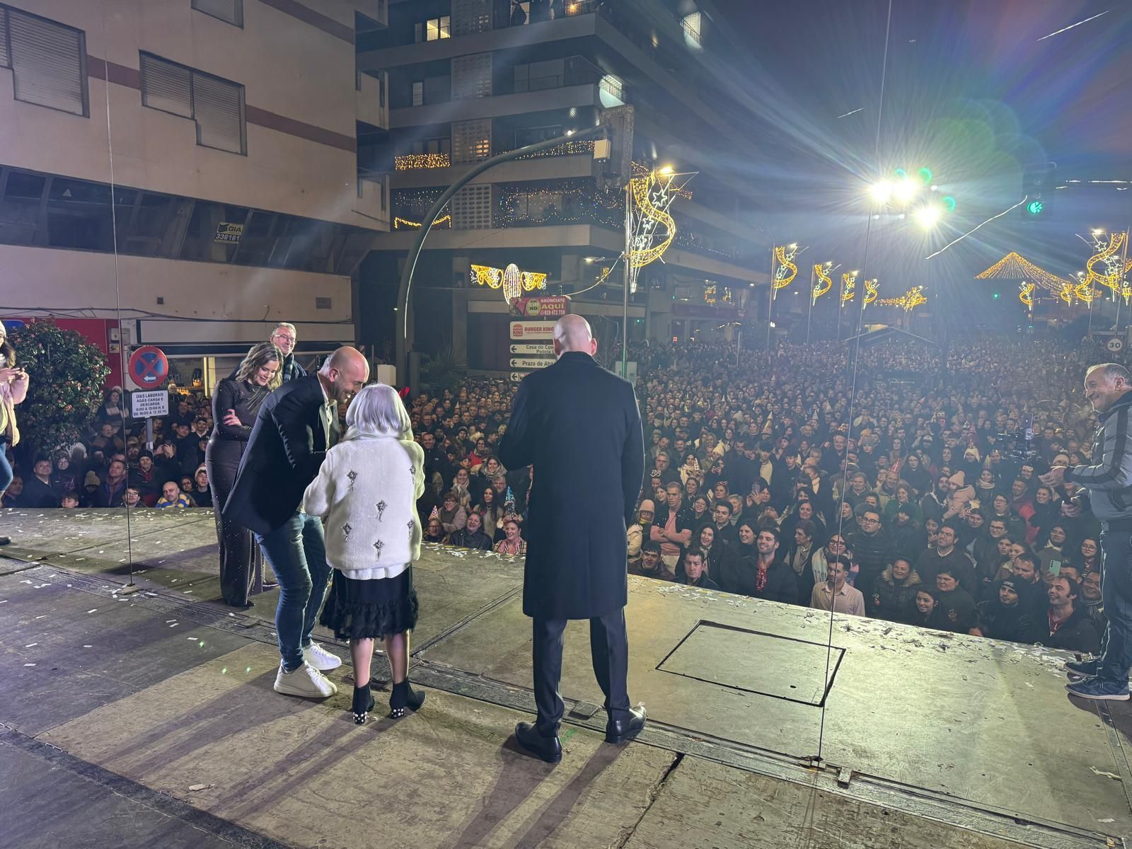 Galería | Pre Fin de Año en O Porriño con Claudio Giráldez y Fátima Pego