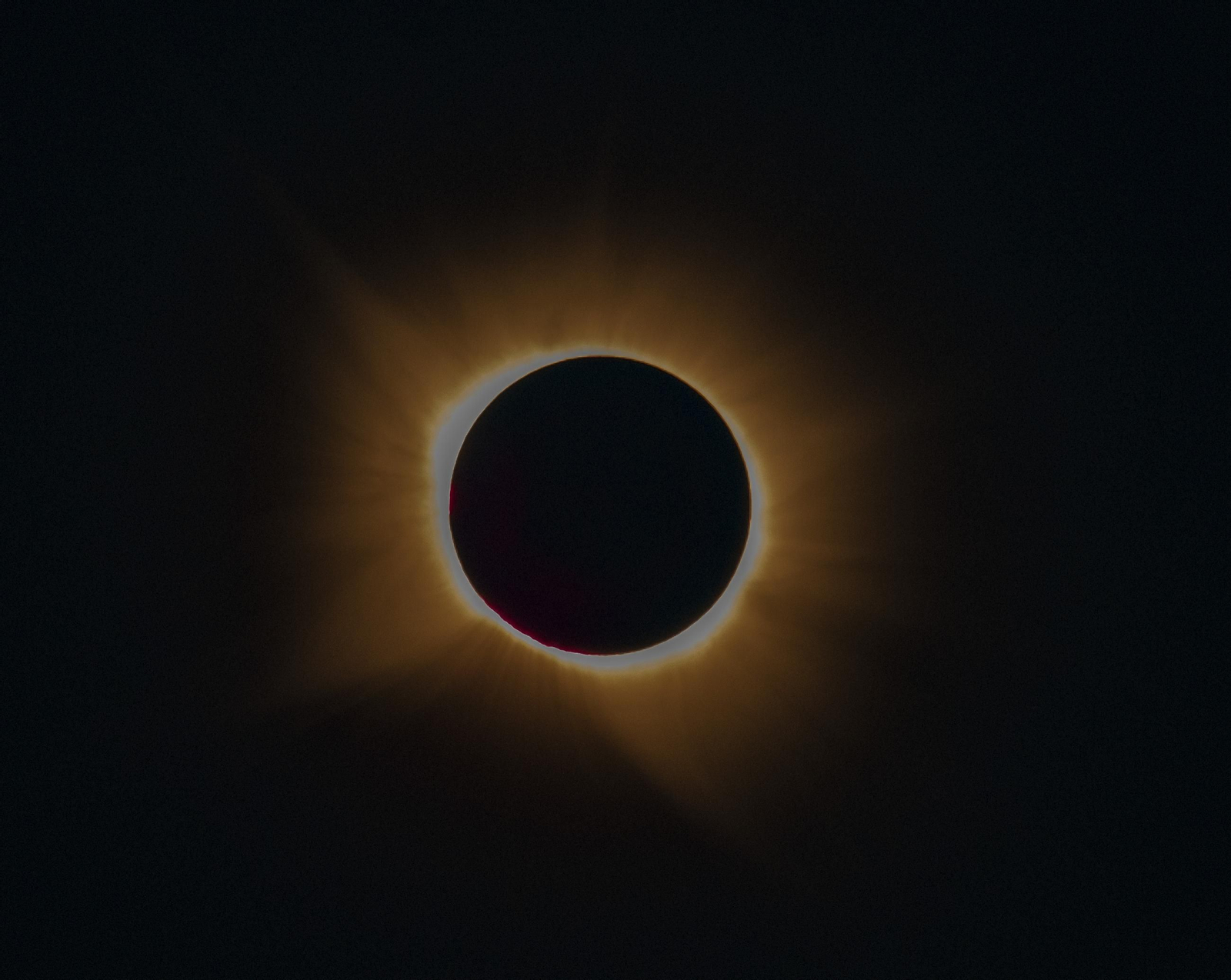El eclipse desde A Veiga.