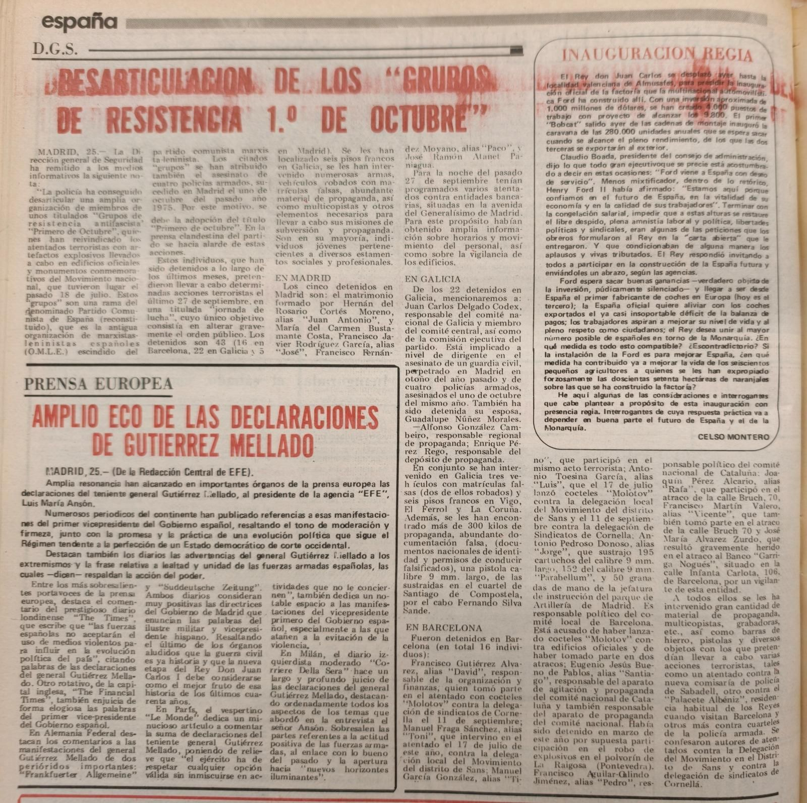 26 de octubre 1976.