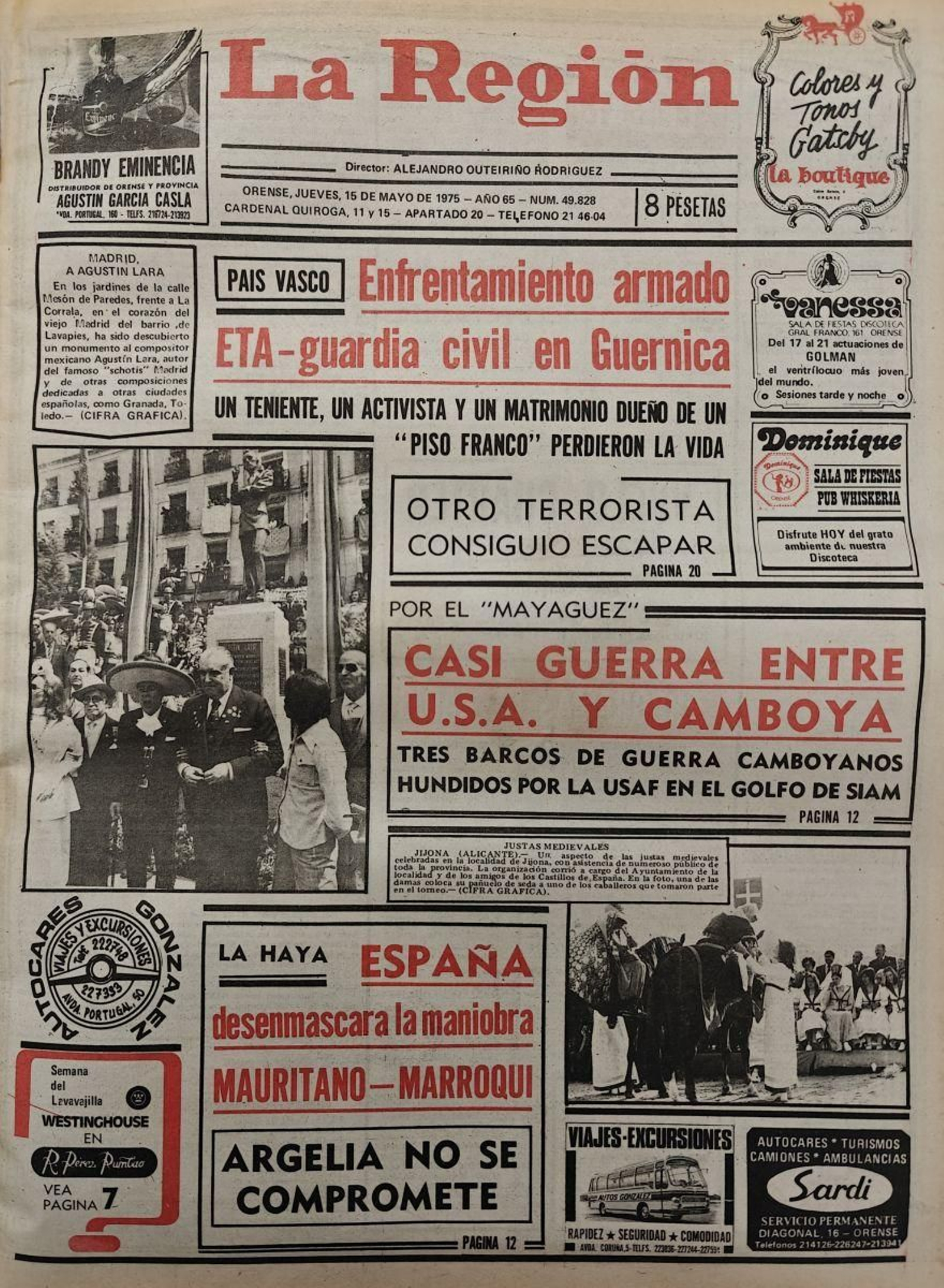 Primera página de 1975