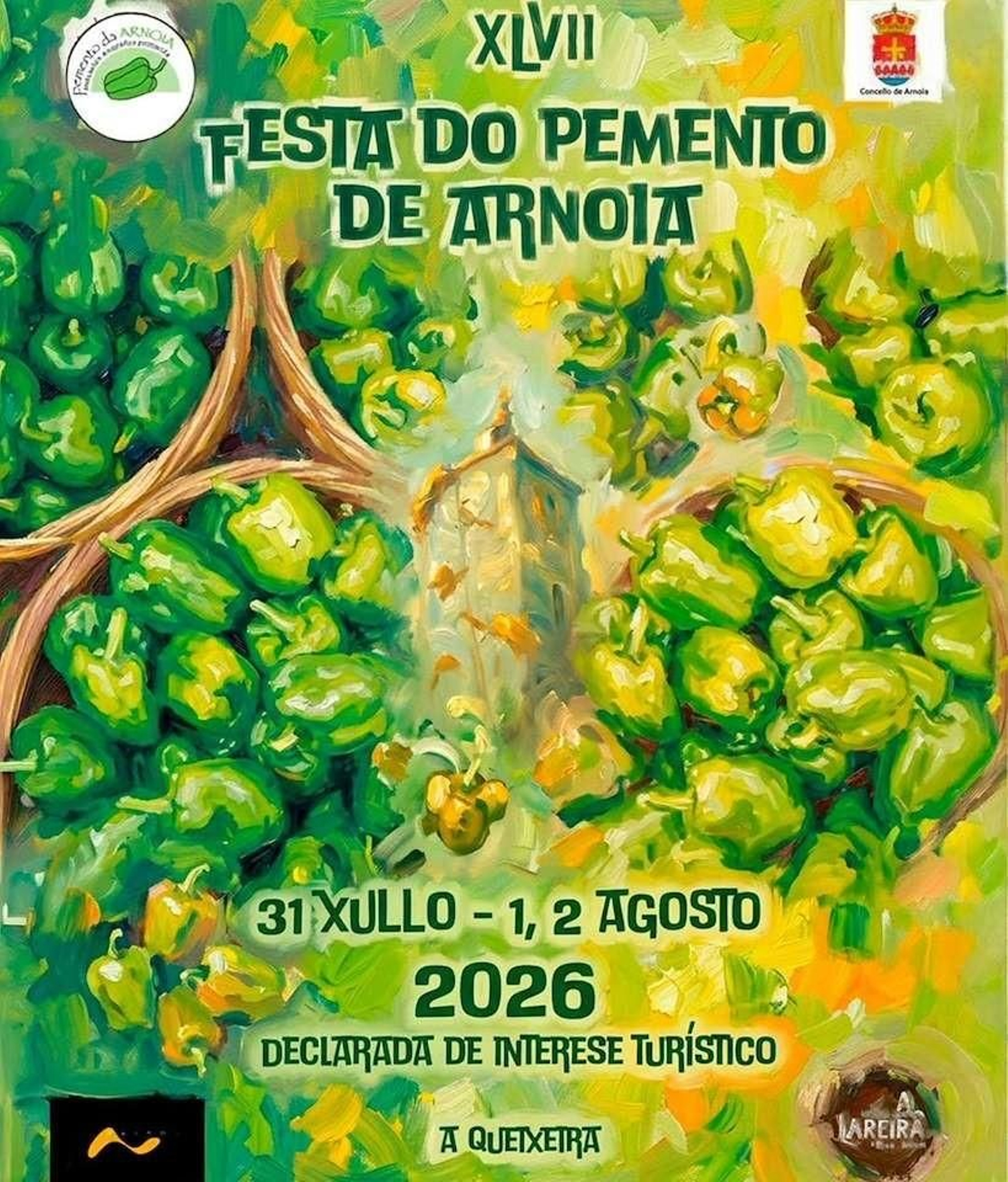 Cartel de la Festa do Pemento de Arnoia 2026