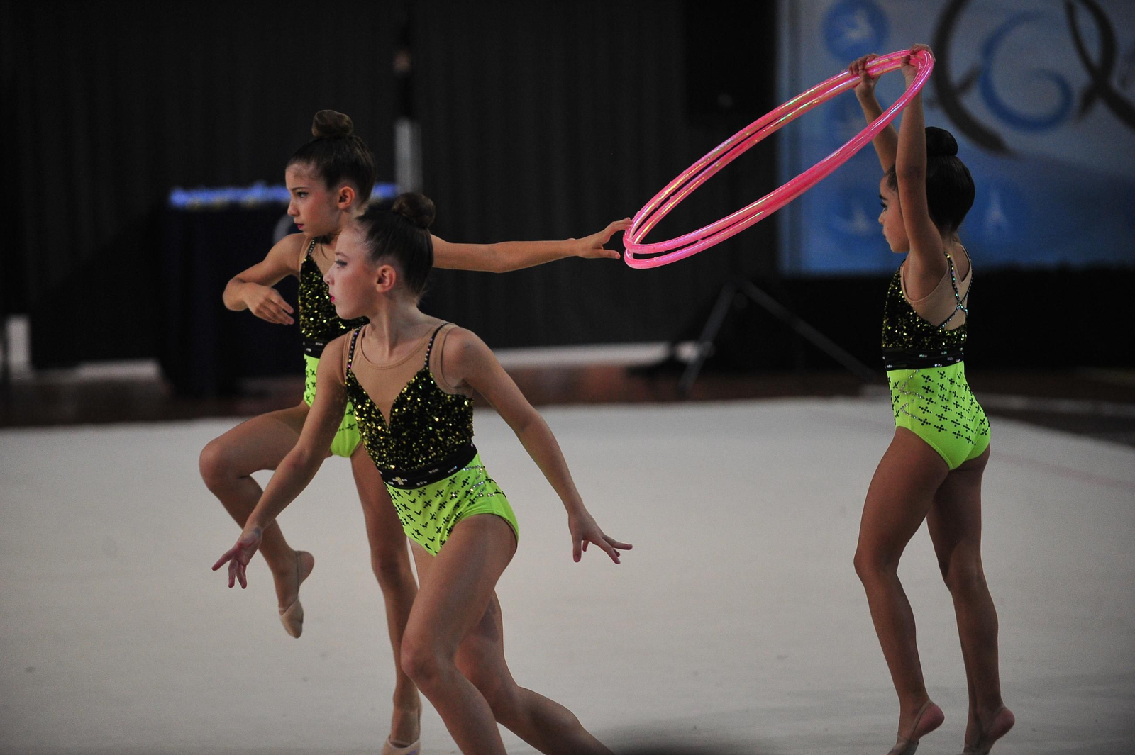 Las artistas del tapiz volvieron a brillar en el Campeonato Base de Gimnasia