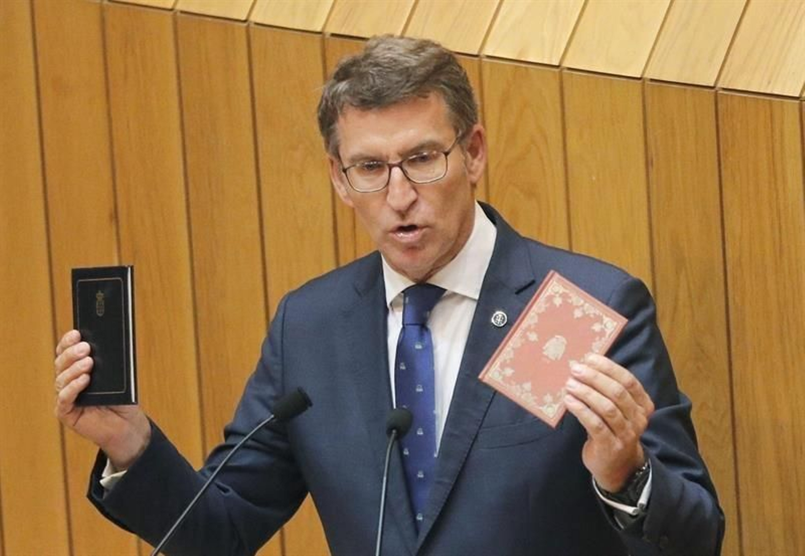 El presidente de la Xunta, Alberto Núñez Feijóo