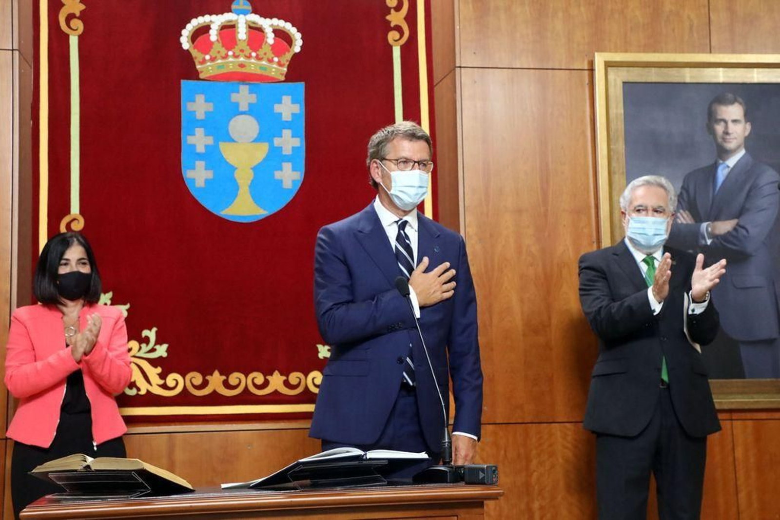 Alberto Núñez Feijóo toma
posesión como presidente de la Xunta