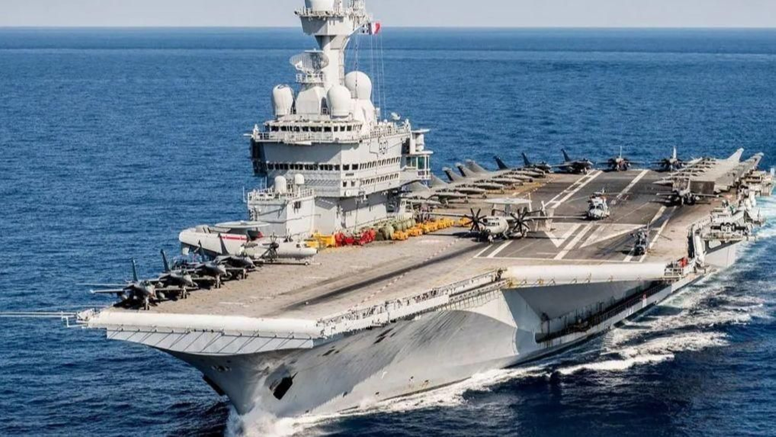 El portaviones  'Charles de Gaulle', buque insignia de la Marina Francesa.