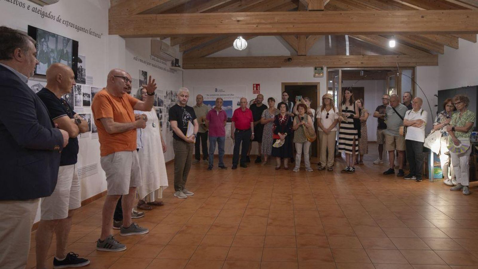 Inauguración de la exposición permanente.