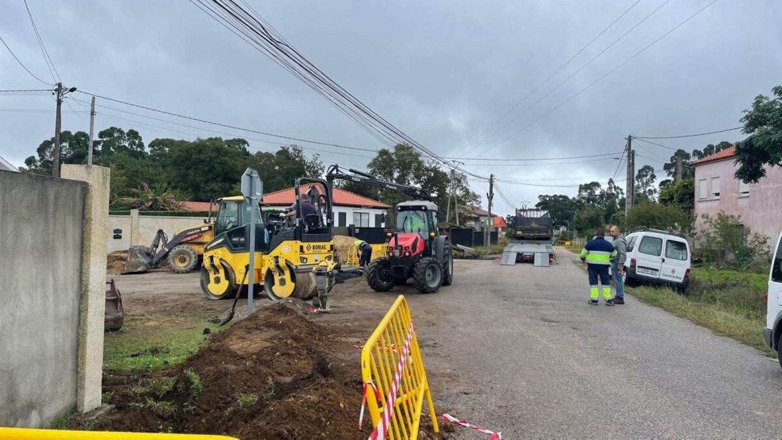 El Concello de O Rosal comenzó los trabajos previos en la zona.
