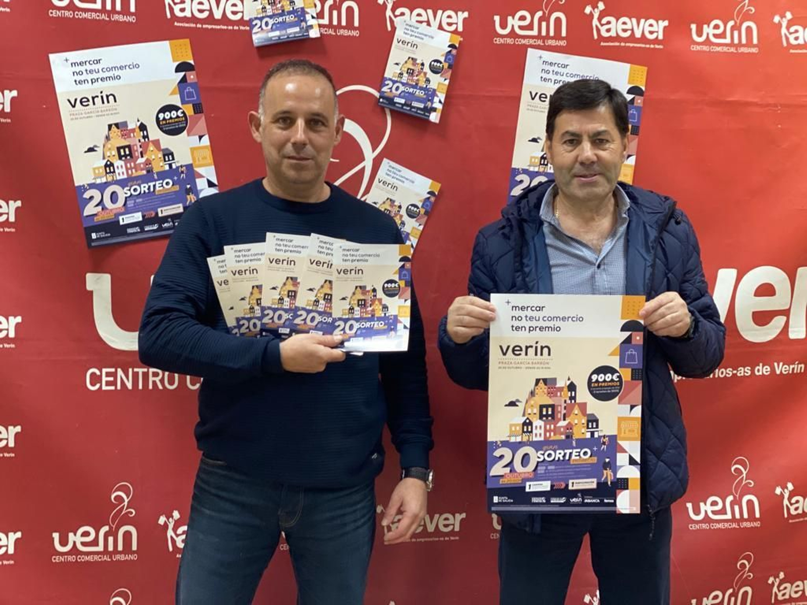 José Ángel Rodicio, gerente de Aever, e Santos Álvarez, presidente de Aever.