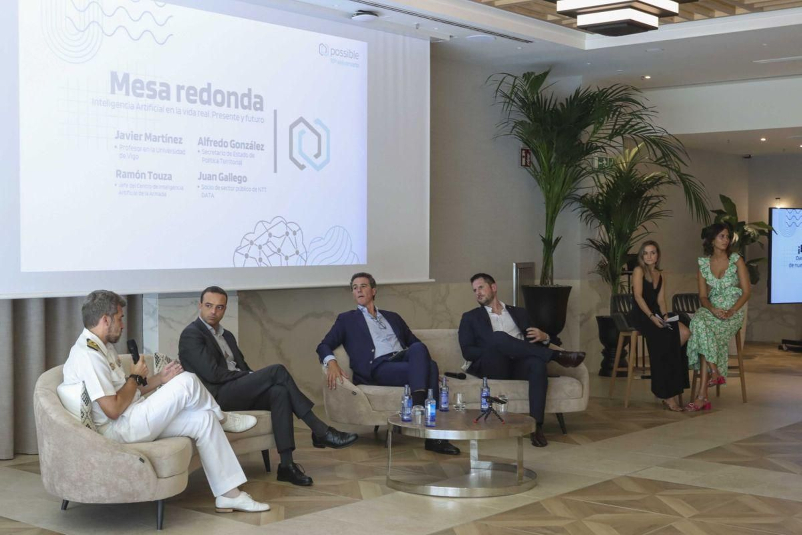 Acto de aniversario con el secretario de Estado de Política Territorial.