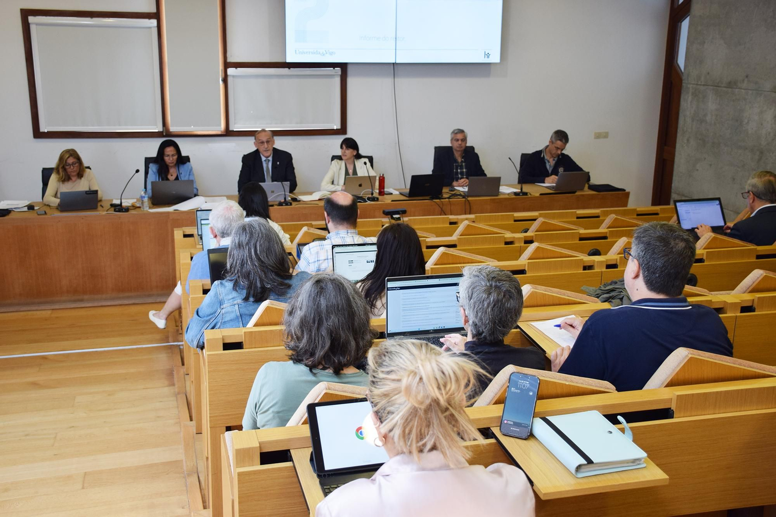 La reunión del Consello de Goberno celebrada ayer.