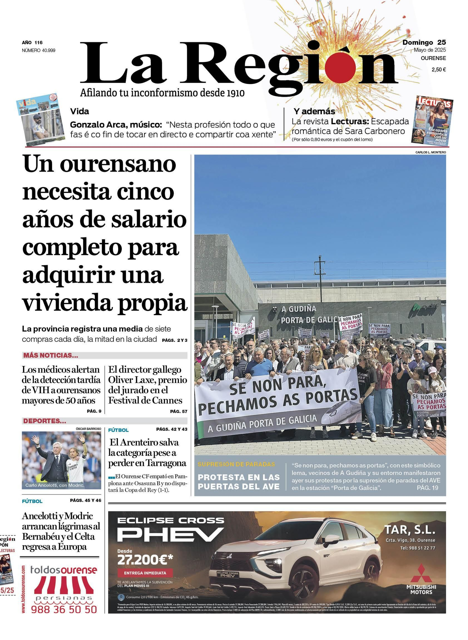 La portada de hoy.