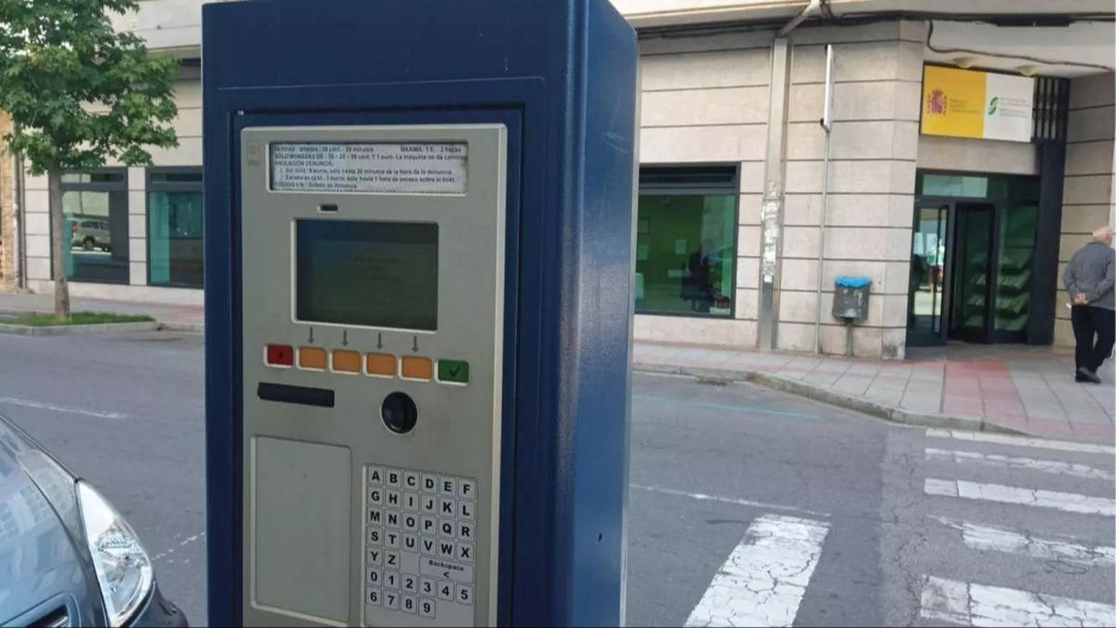 Aparcamiento en Verín