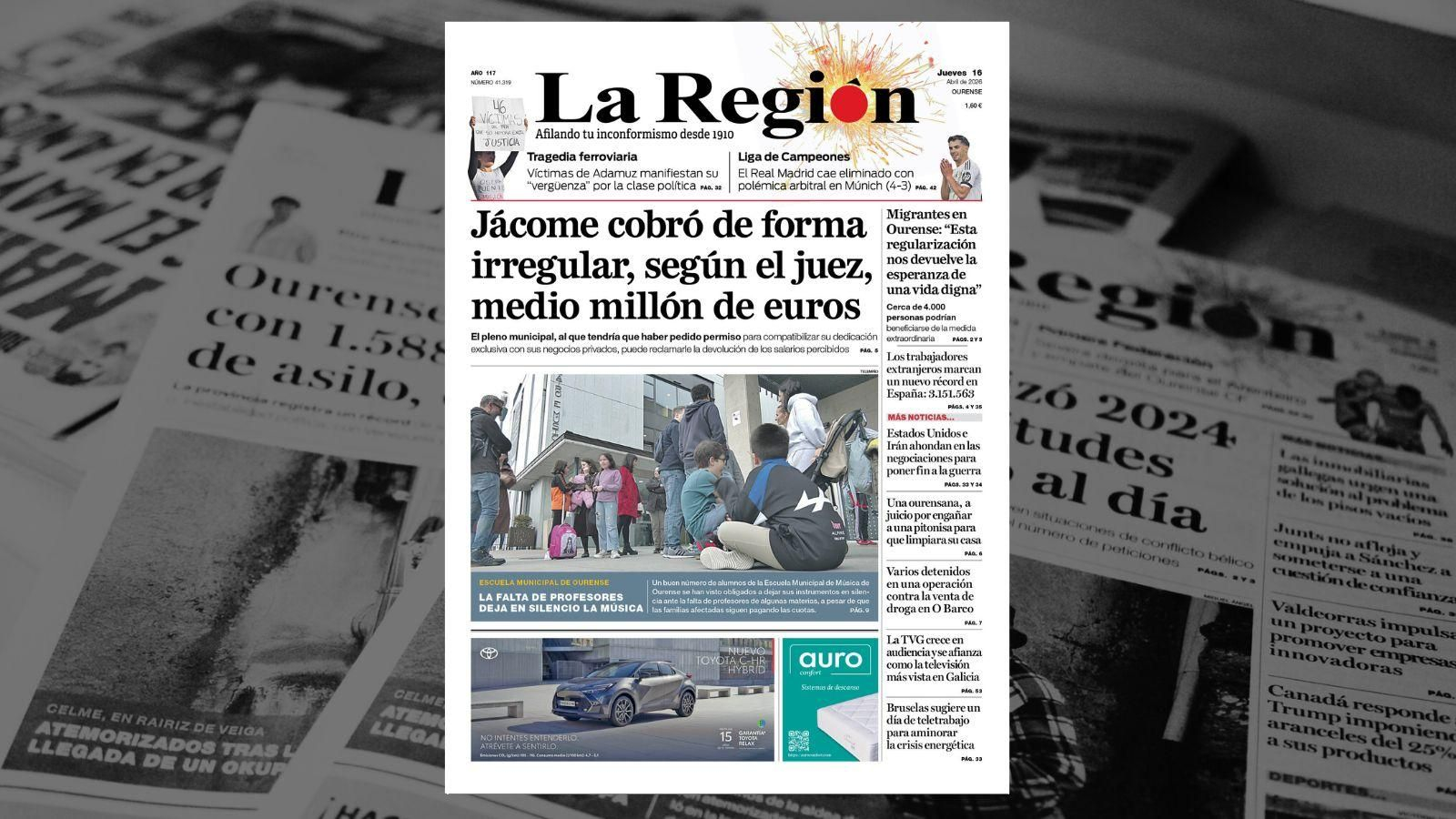 La portada de hoy