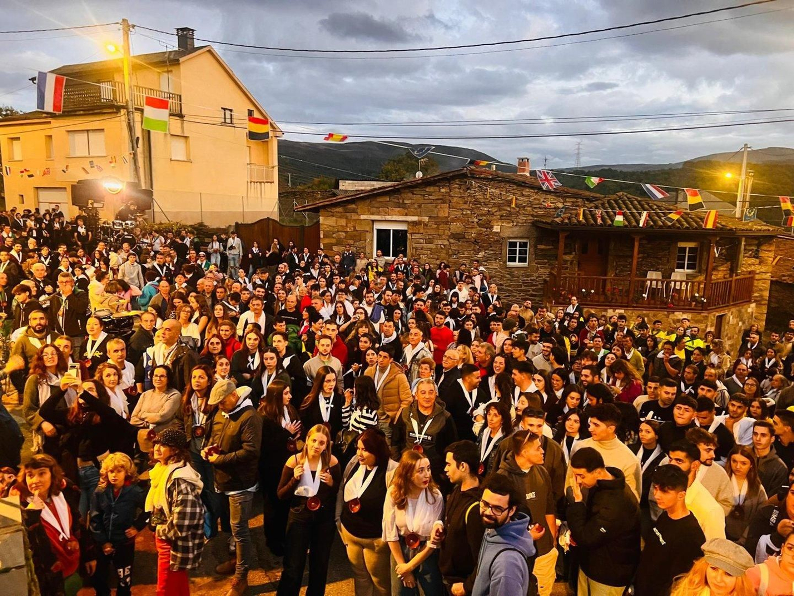 Asistentes a la fiesta de la vendimia