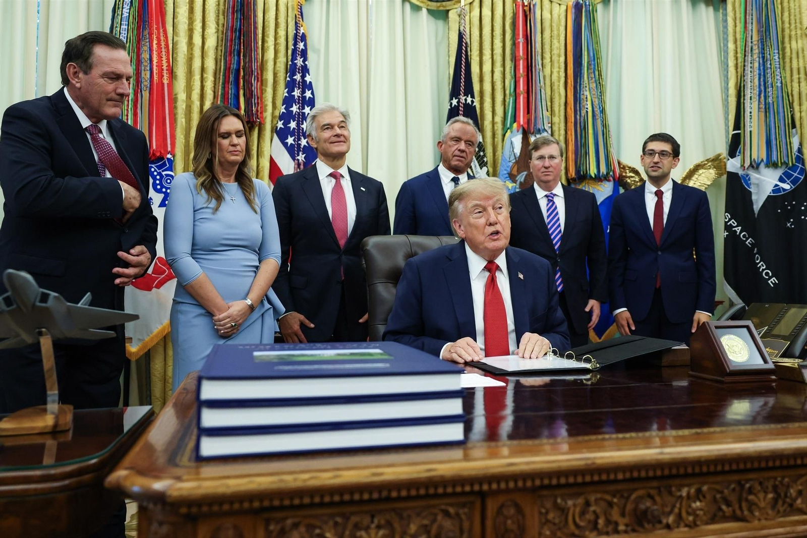 Donald Trump, en el Despacho Oval de la Casa Blanca.