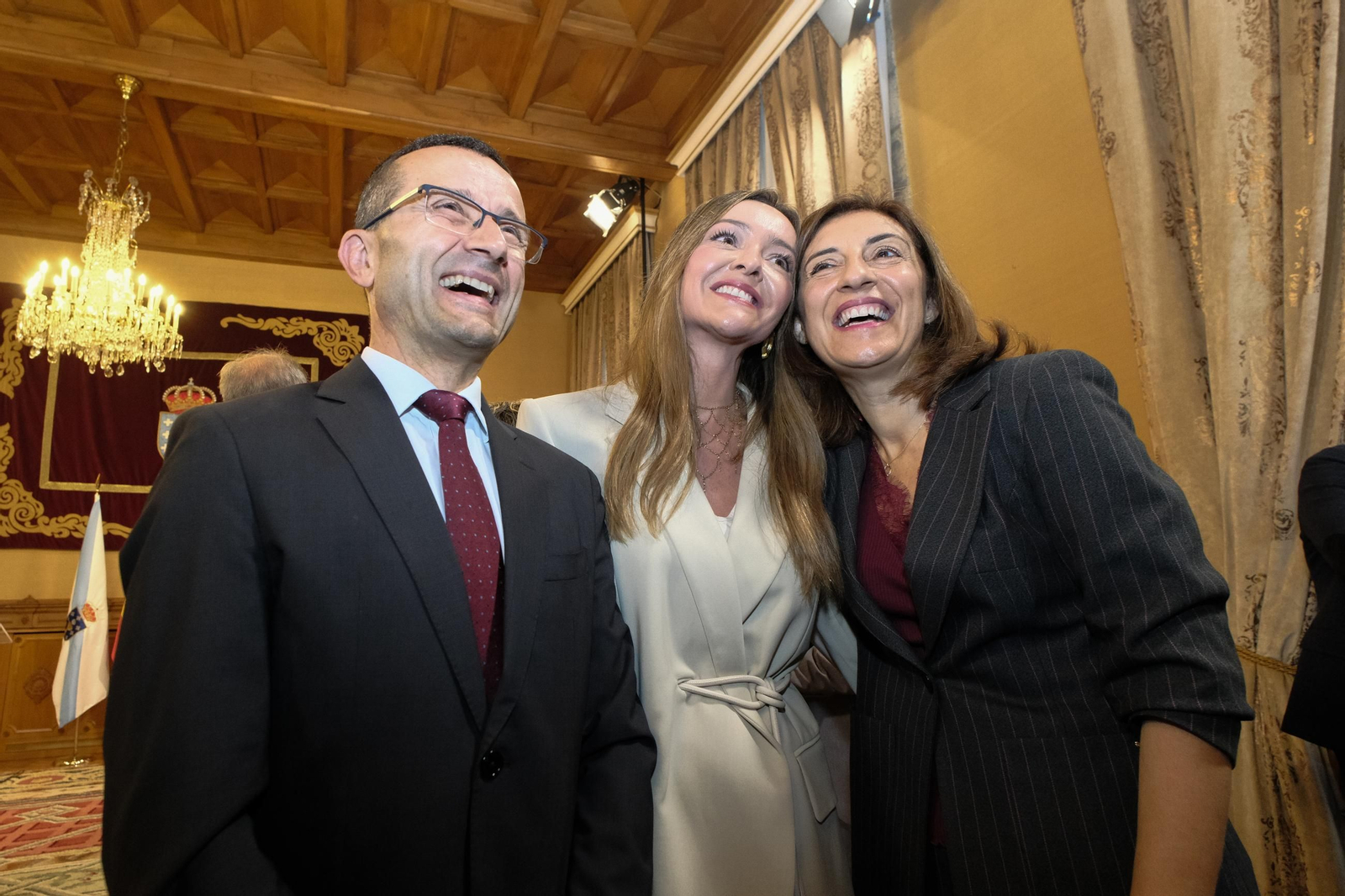 Nicolás Vázquez, Fabiola García e Ángeles Vázquez.