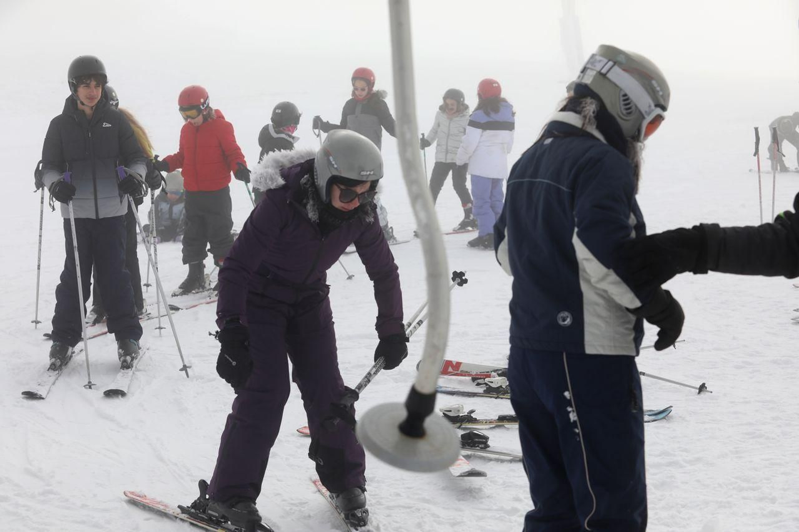 Jornada de esquí en la nieve (Foto: José Paz)
