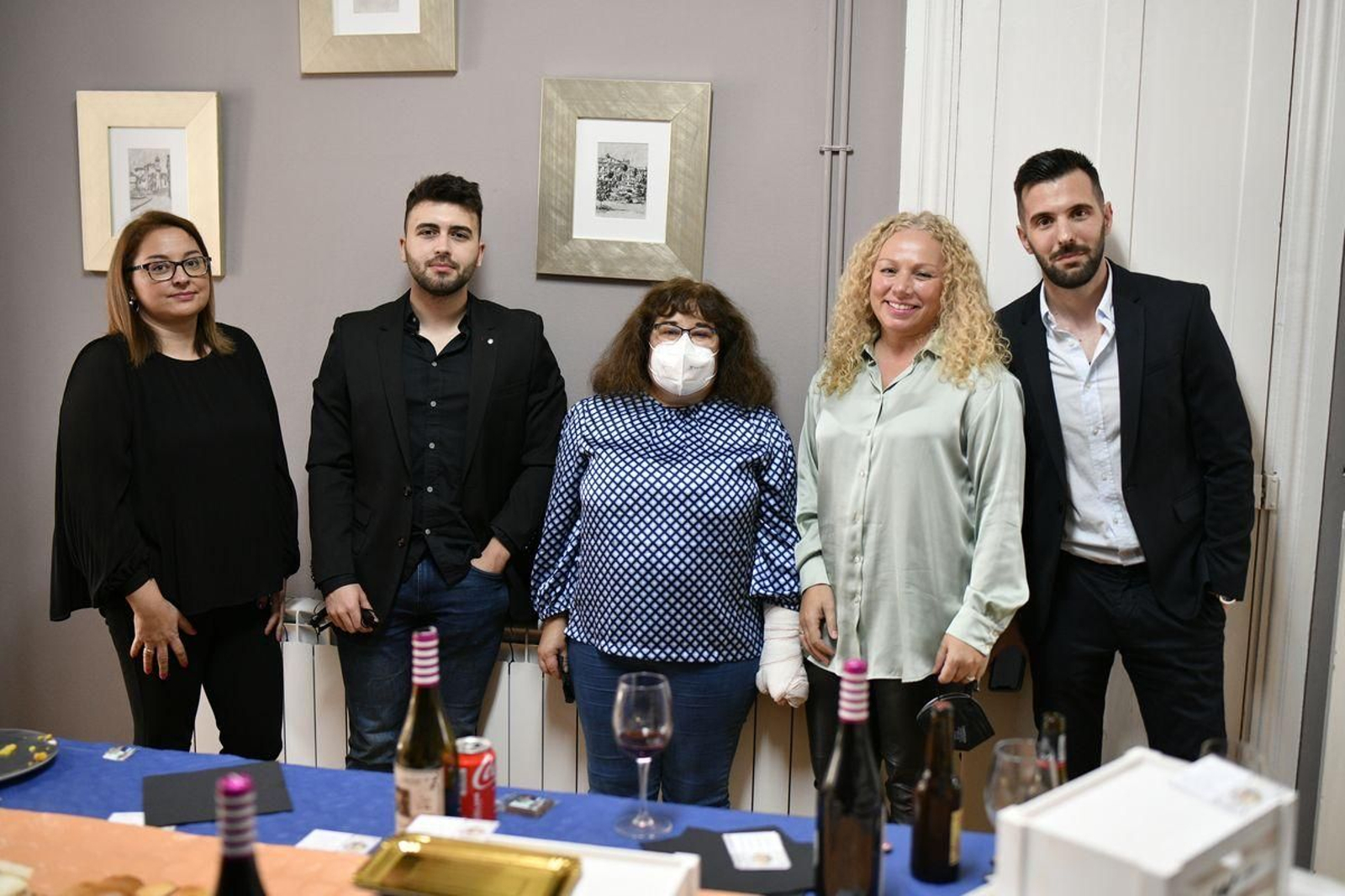 Bea, Marcos, Chelo, Montse y Iago.