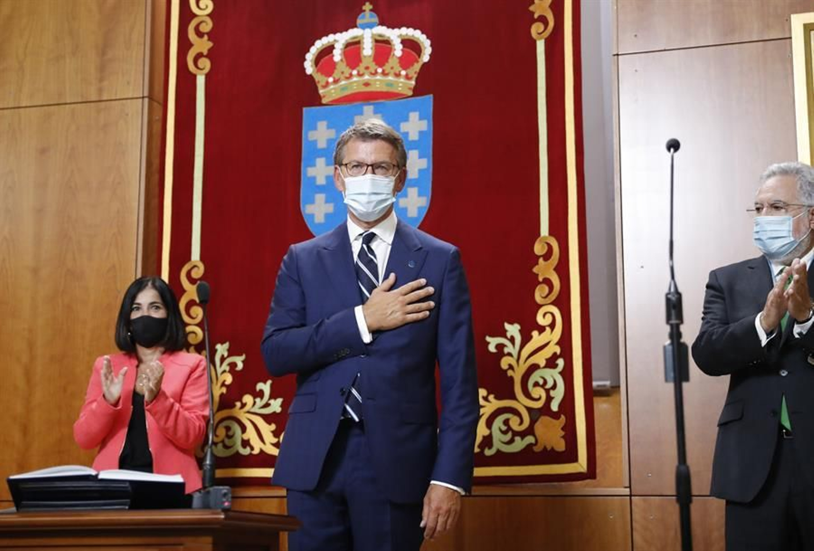 Feijóo toma posesión como presidente de la Xunta