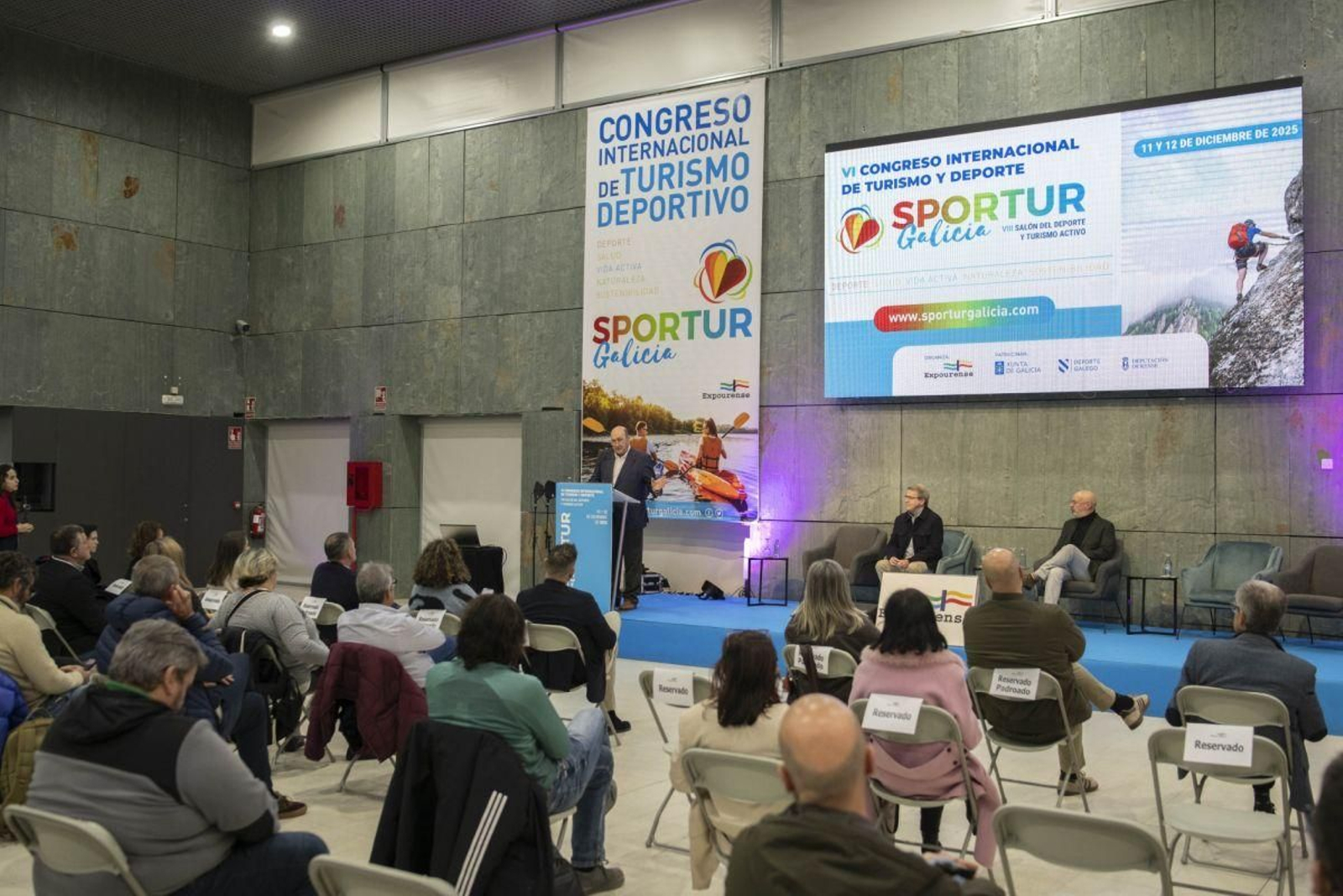 Inauguración del Sportur en Expourense