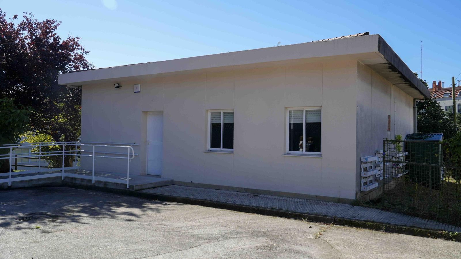 La casa del conserje, rehabilitada.