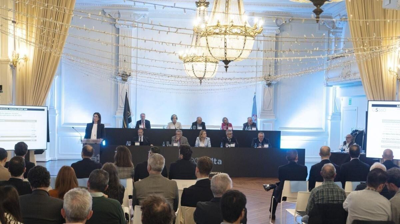 Imagen de la anterior Junta General de Accionistas del Celta, celebrada en diciembre del año pasado.
